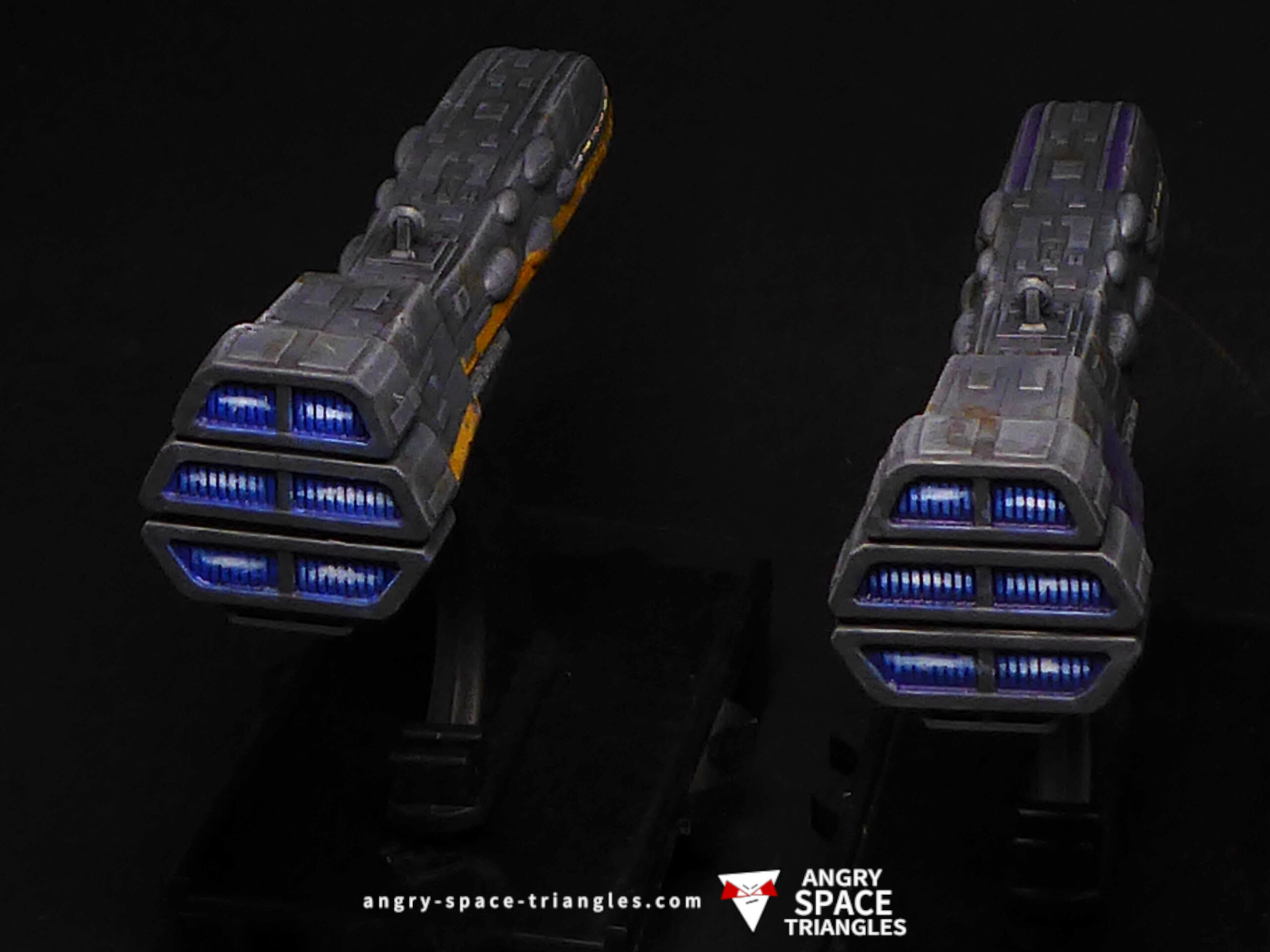 Painted Dreadnought-class Heavy Cruisers for Star Wars Armada