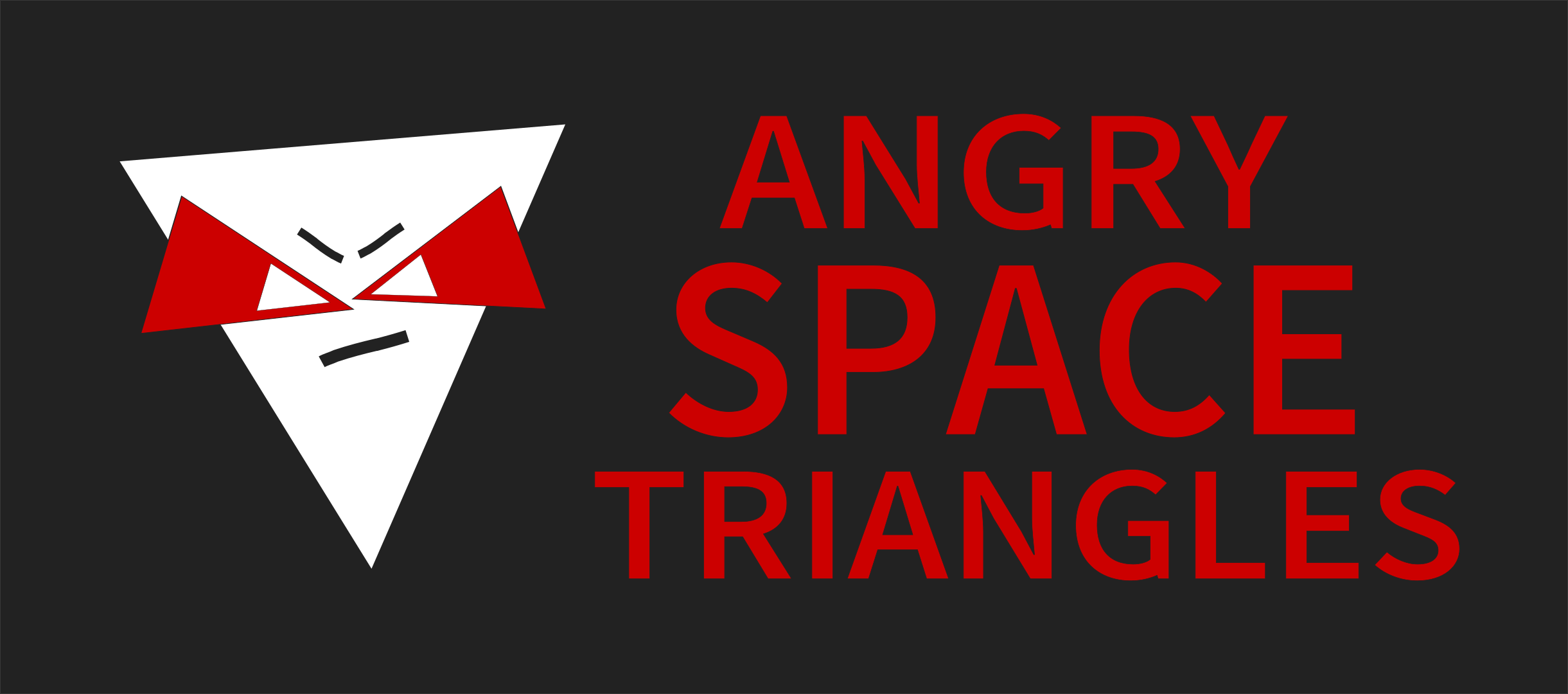 Angry Space Triangles - Logo v1