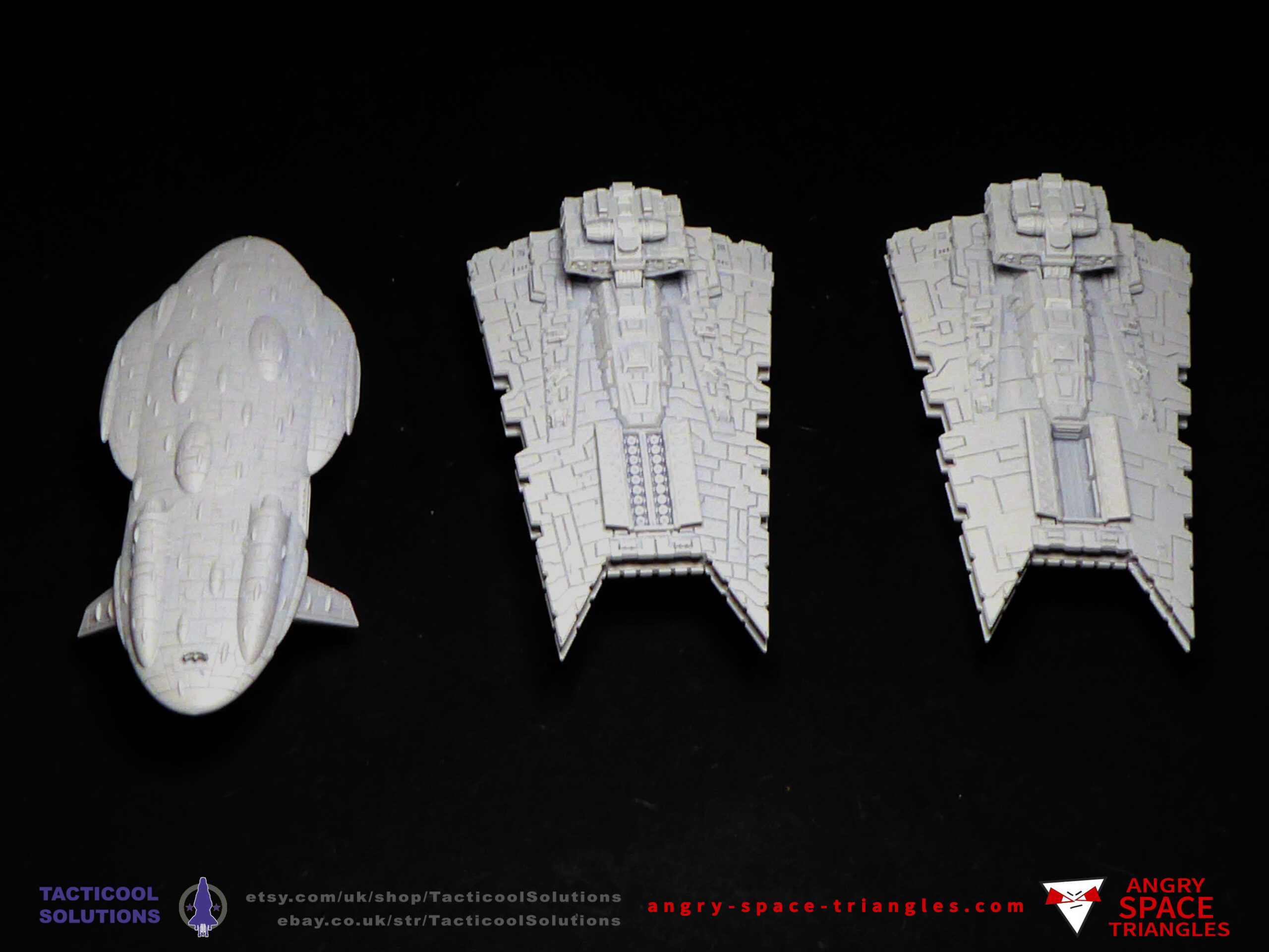 3 3d printed ships from Tacticool Solutions - Star Wars Armada