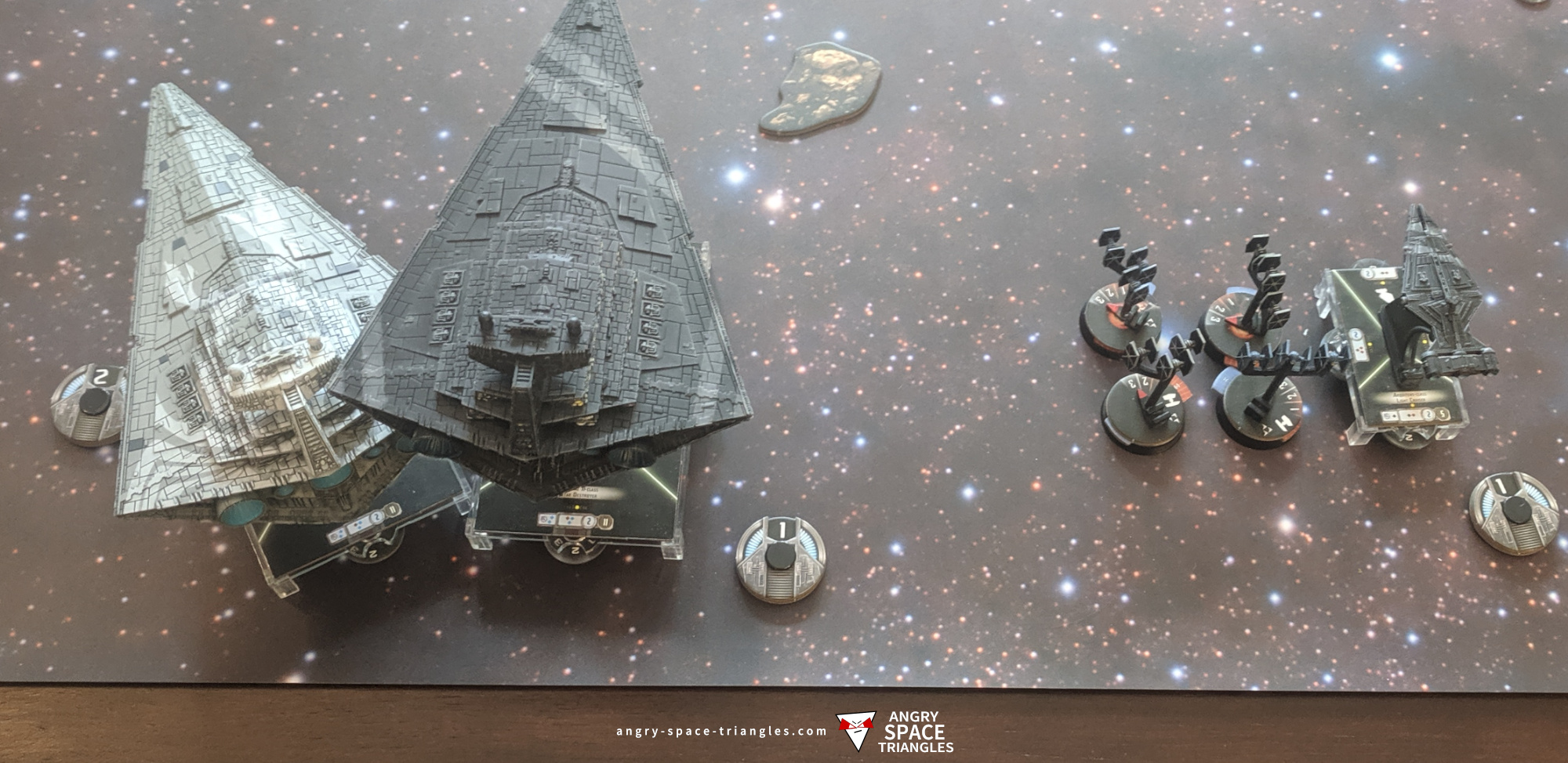 Star Wars Armada -  Battle Report 1- Ackbar vs Jerjerrod