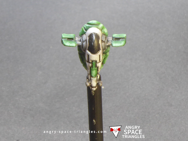 Star Wars Armada -  Painted Firespray 31 in Green and Grey