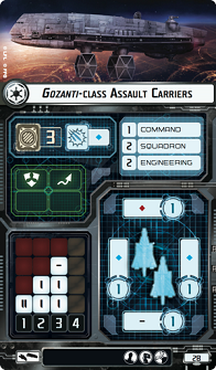 Star Wars Armada - Gozanti Card