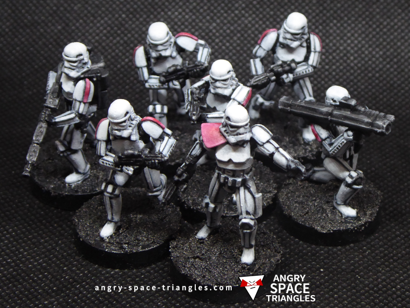 Painting Stormtroopers for Star Wars Legion Method 1