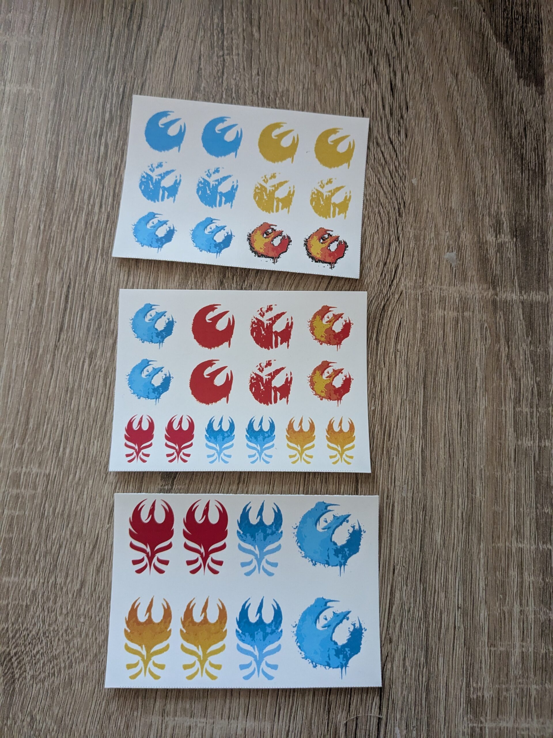 Large Phoenix Cell Customised Decals