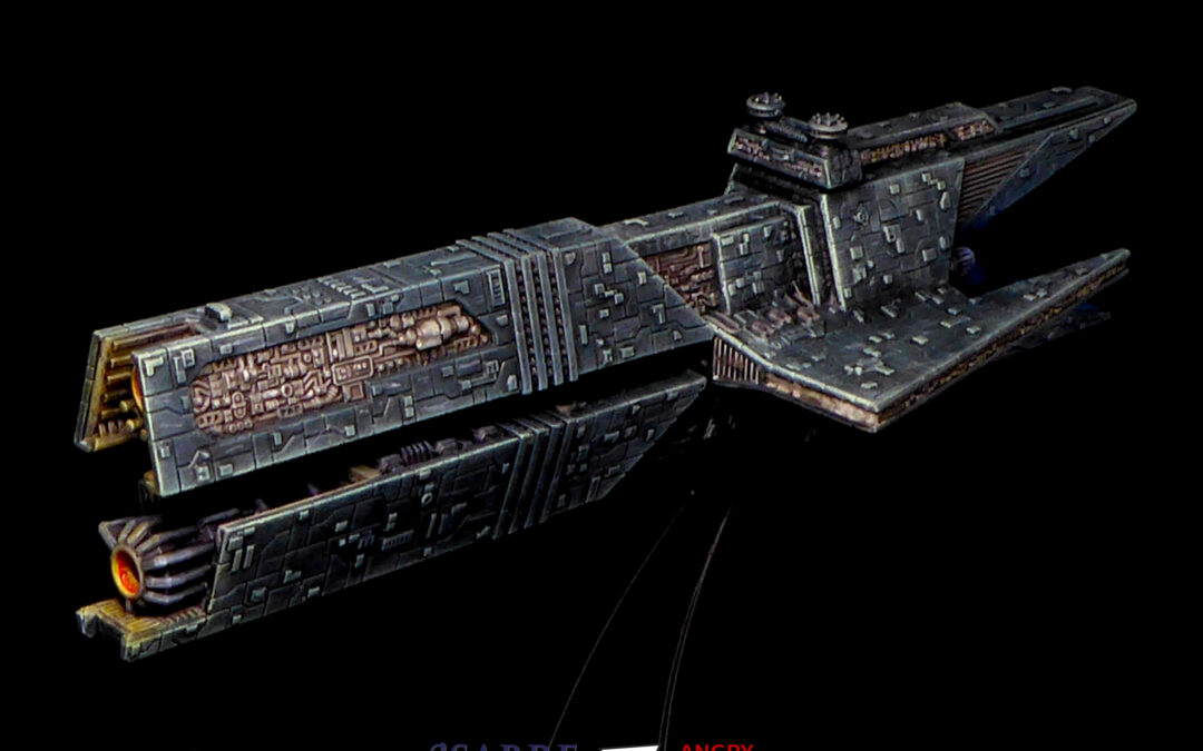 Painted Aggressor Star Destroyer for Star Wars Armada