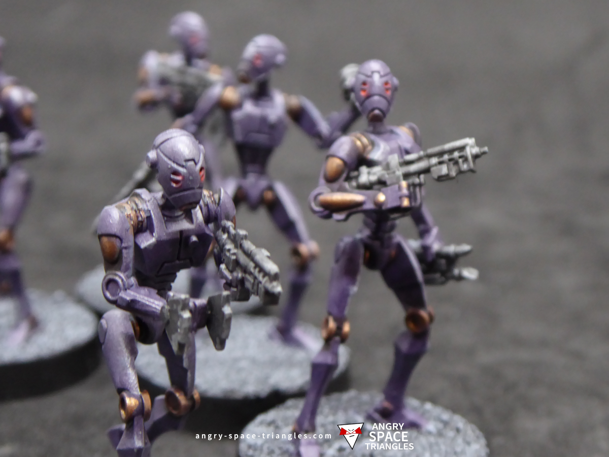 Painted BX Commando Droids for Star Wars Legion