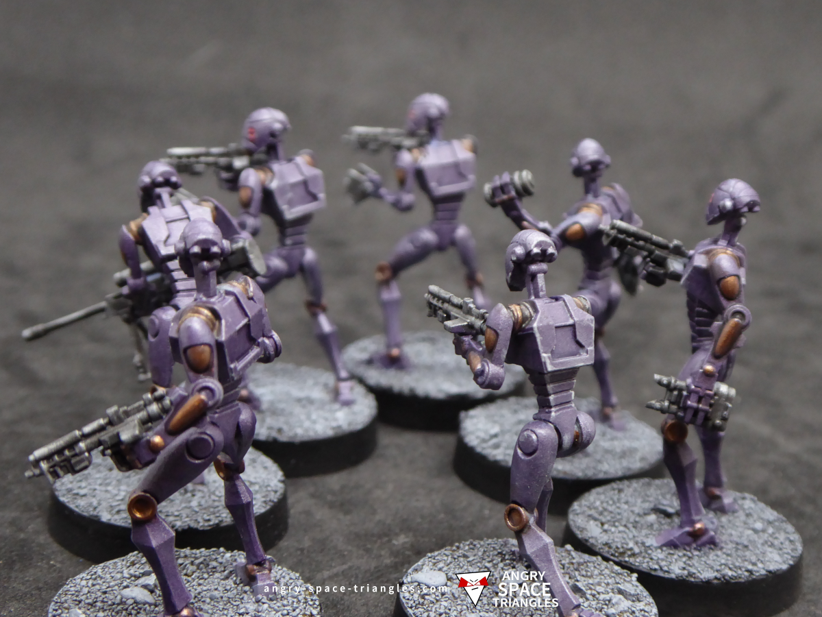 Painted BX Commando Droids for Star Wars Legion