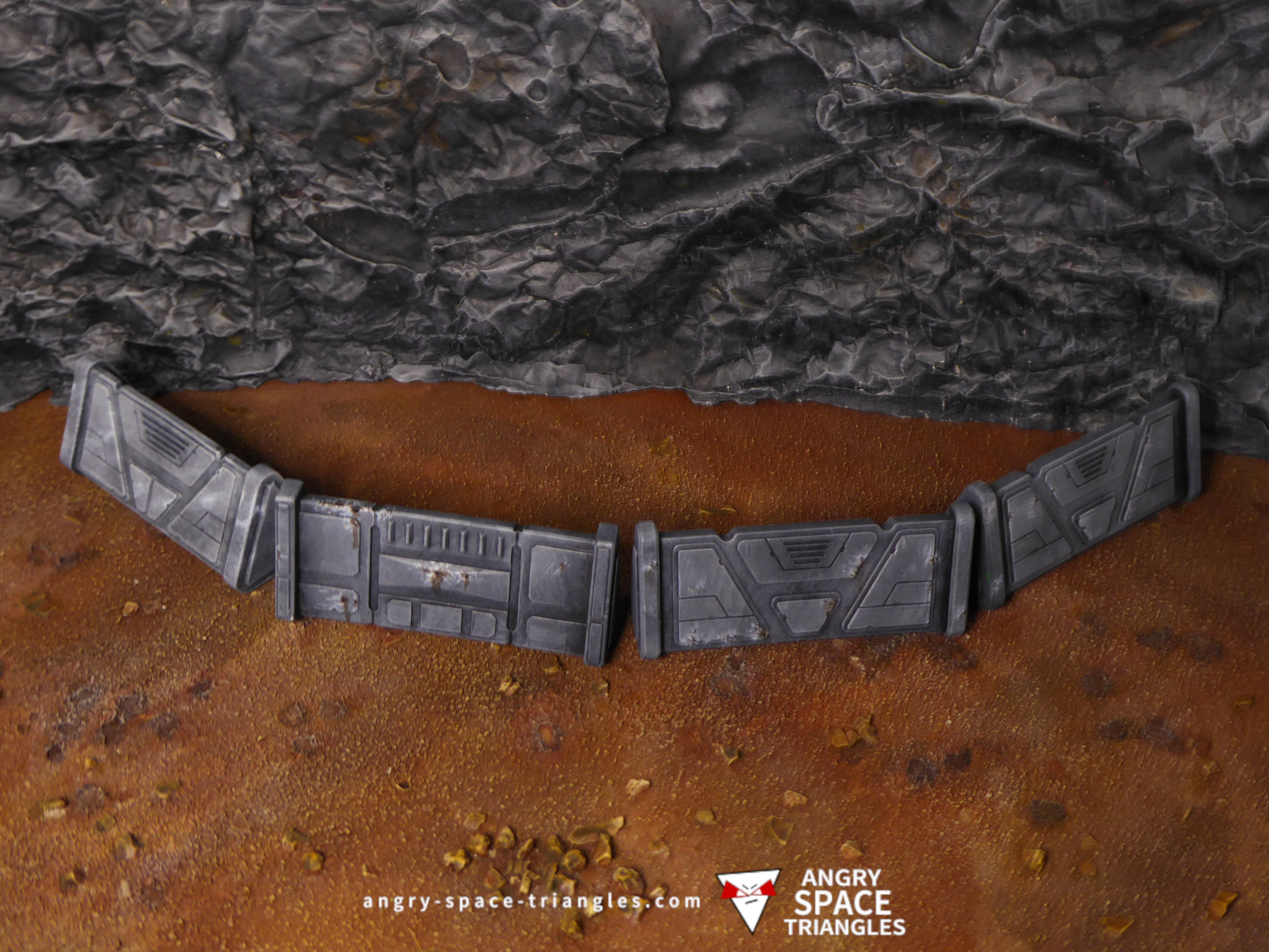 Painted Barricades from Star Wars Legion Core Set