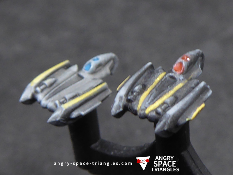 Painted Separatist Fighter Squadrons for Star Wars Armada