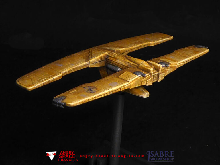 Painted CIS Landing Craft for Star Wars Armada in Sandy Brown 1