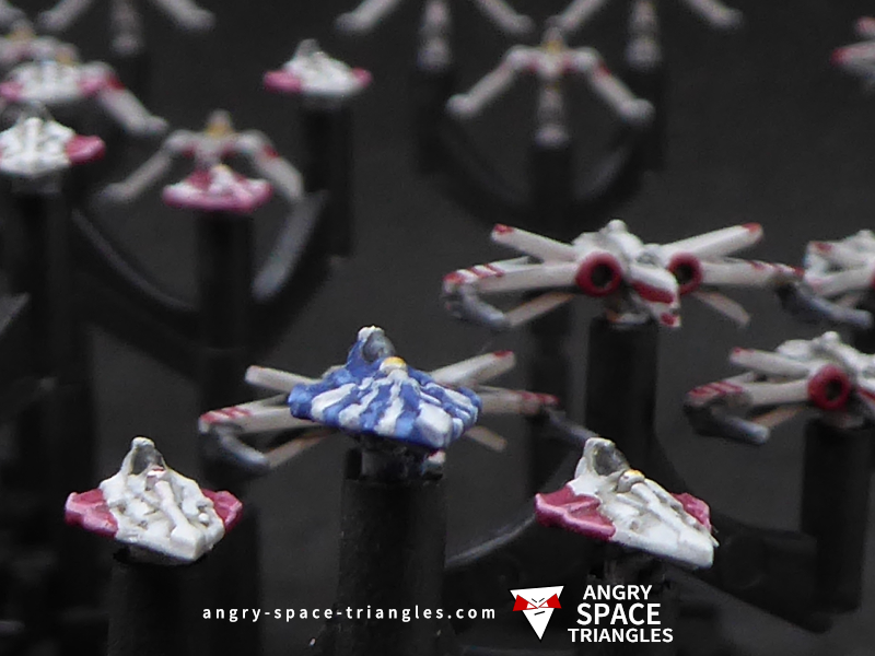 Painted Clone Squadrons for Star Wars Armada