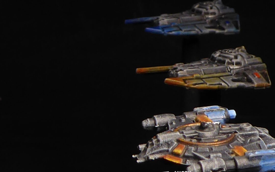 Painted Fighter Squadron Commission for Star Wars Armada