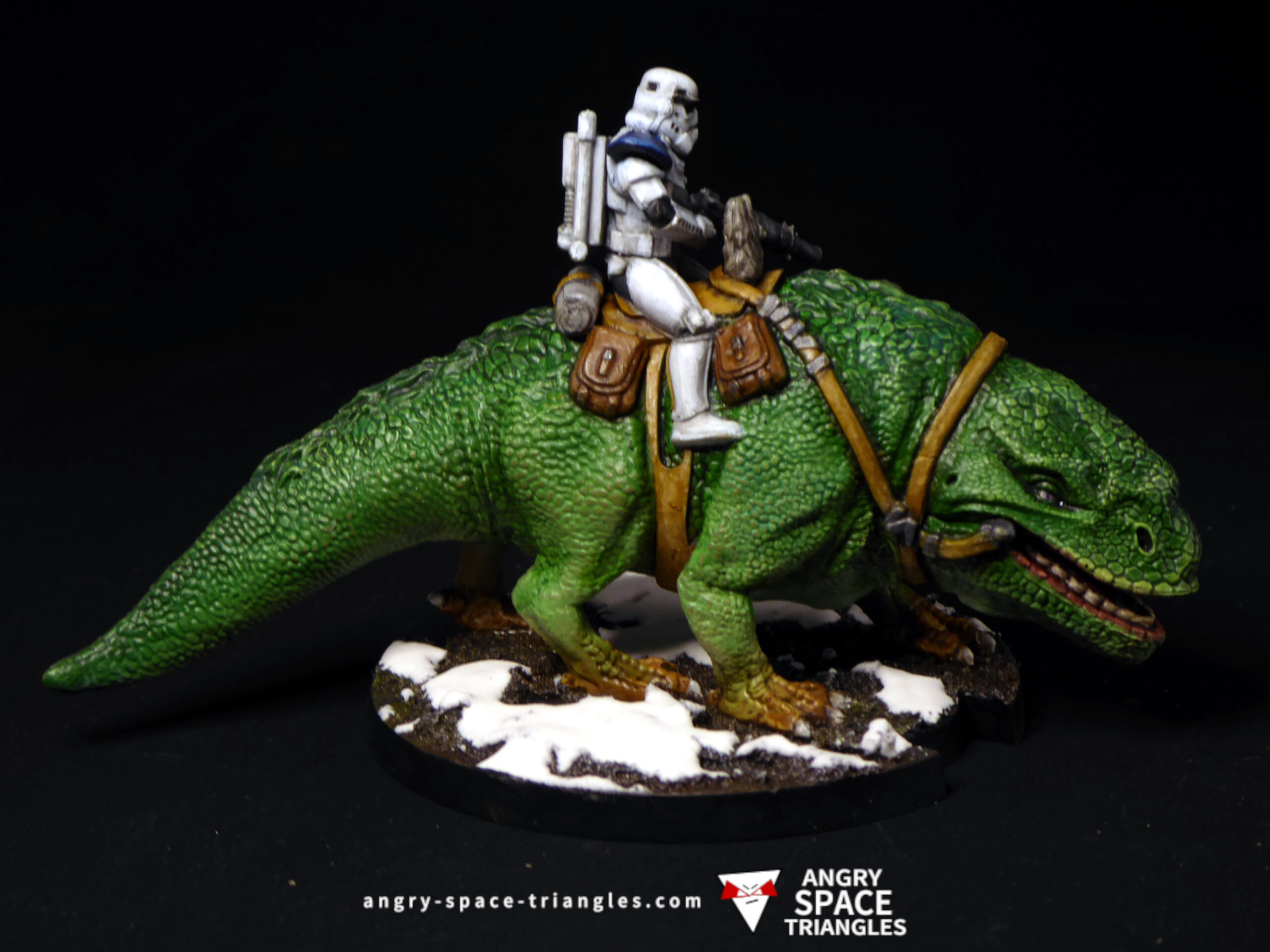 Painted Dewback Rider for Star Wars Legion