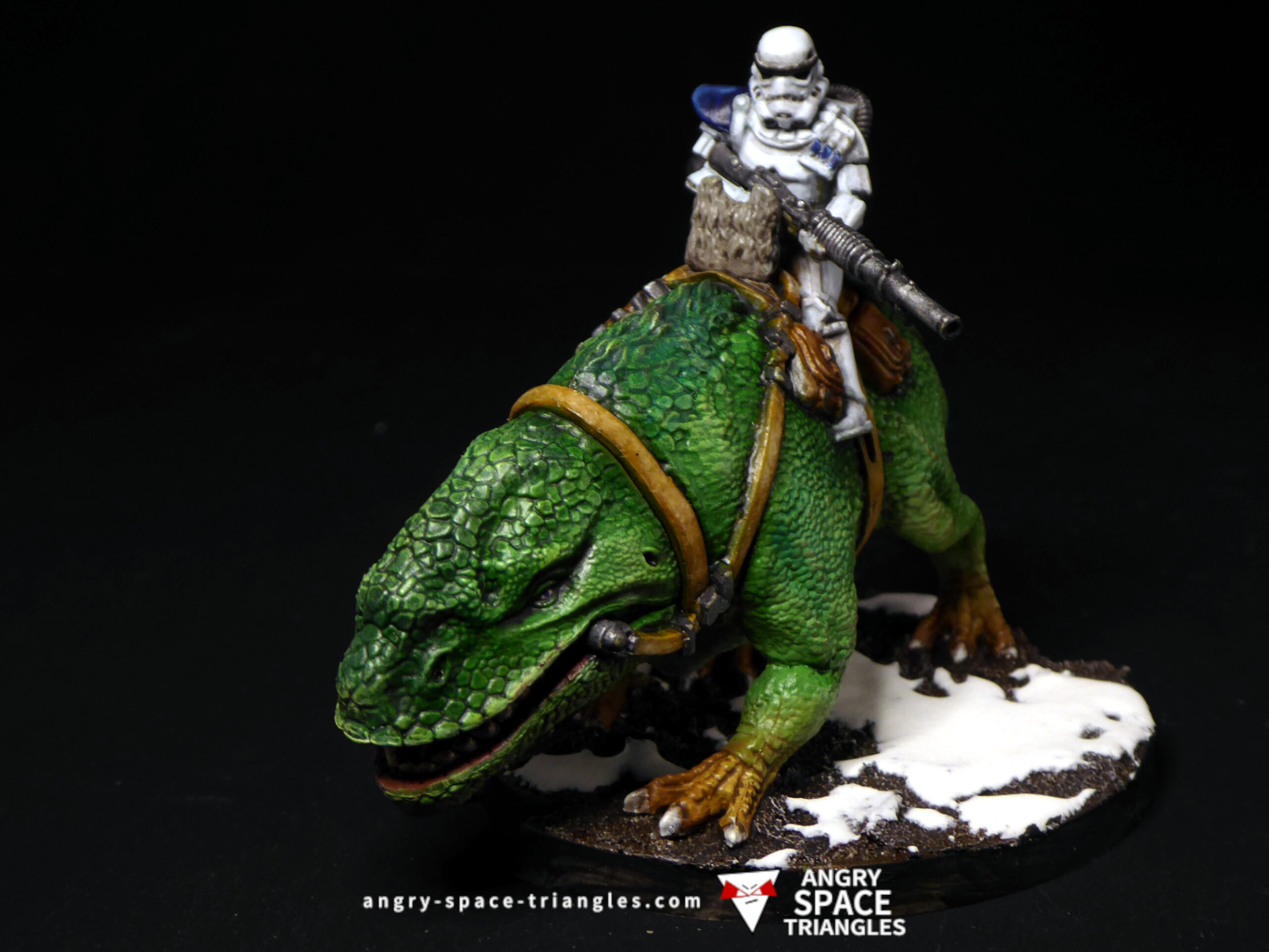 Painted Dewback Rider for Star Wars Legion