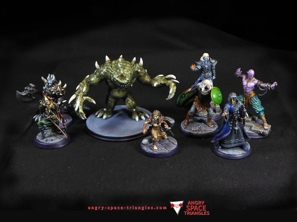 DnD Characters Painted for a Commission