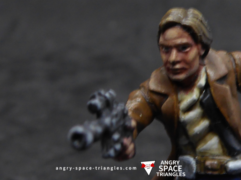 Painted Han Solo for Star Wars Legion - Feature