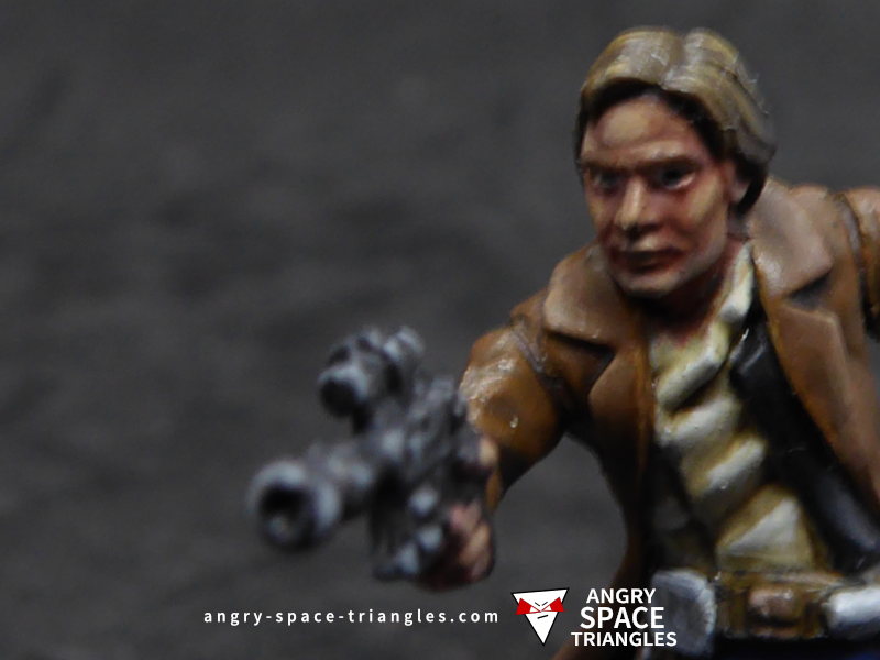 Painted Han Solo and Leia Organa for Star Wars Legion