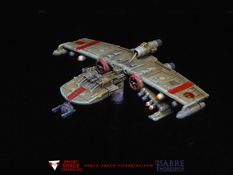 Painted K-wing for Star Wars Armada 4