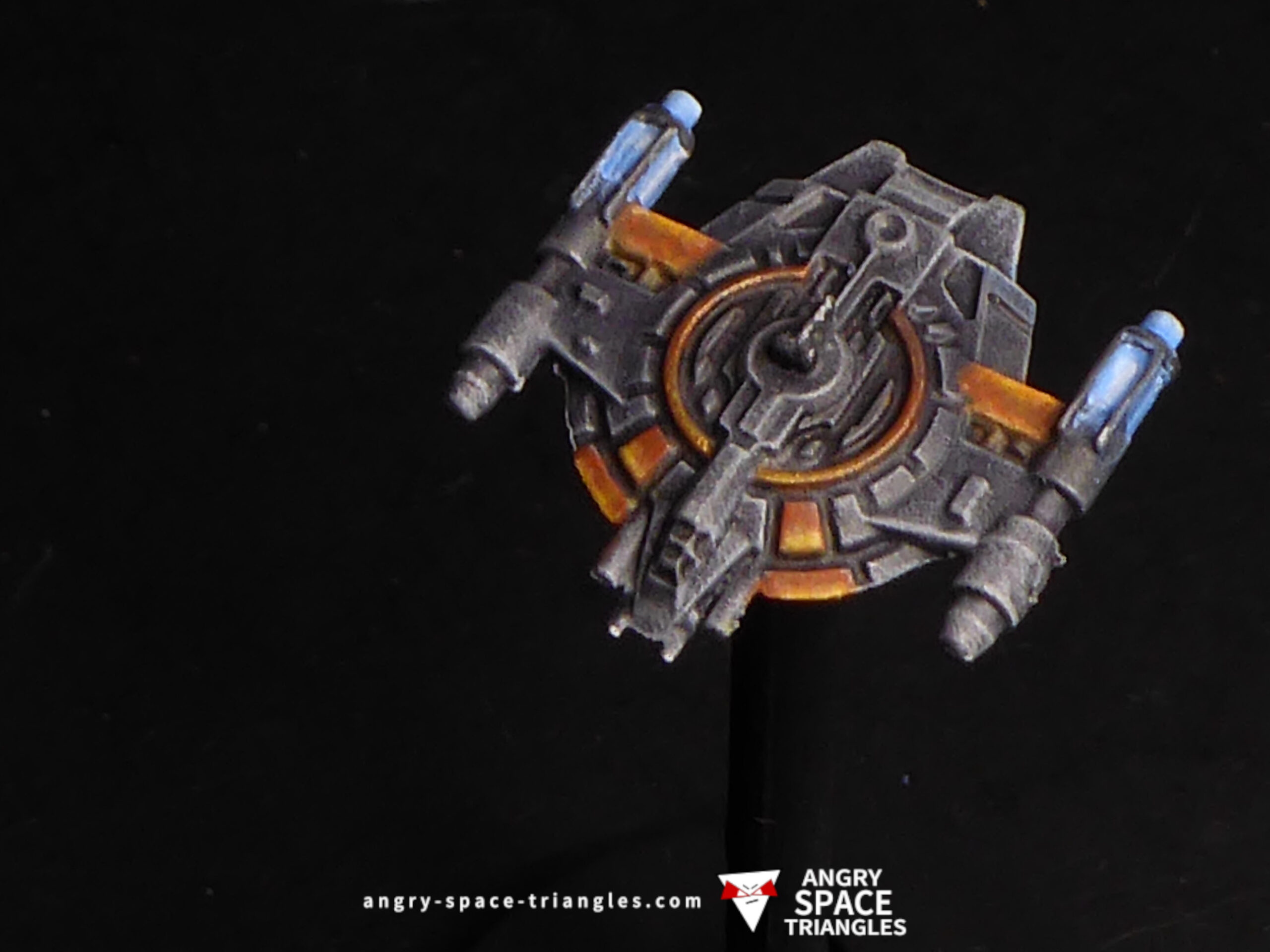 Painted Lancer Pursuit Craft for a Star Wars Armada Commission