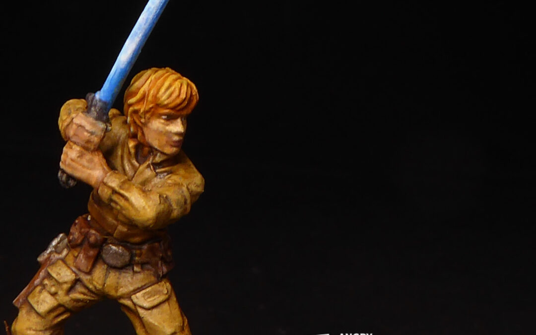 Painted Luke Skywalker Commander for Star Wars Legion