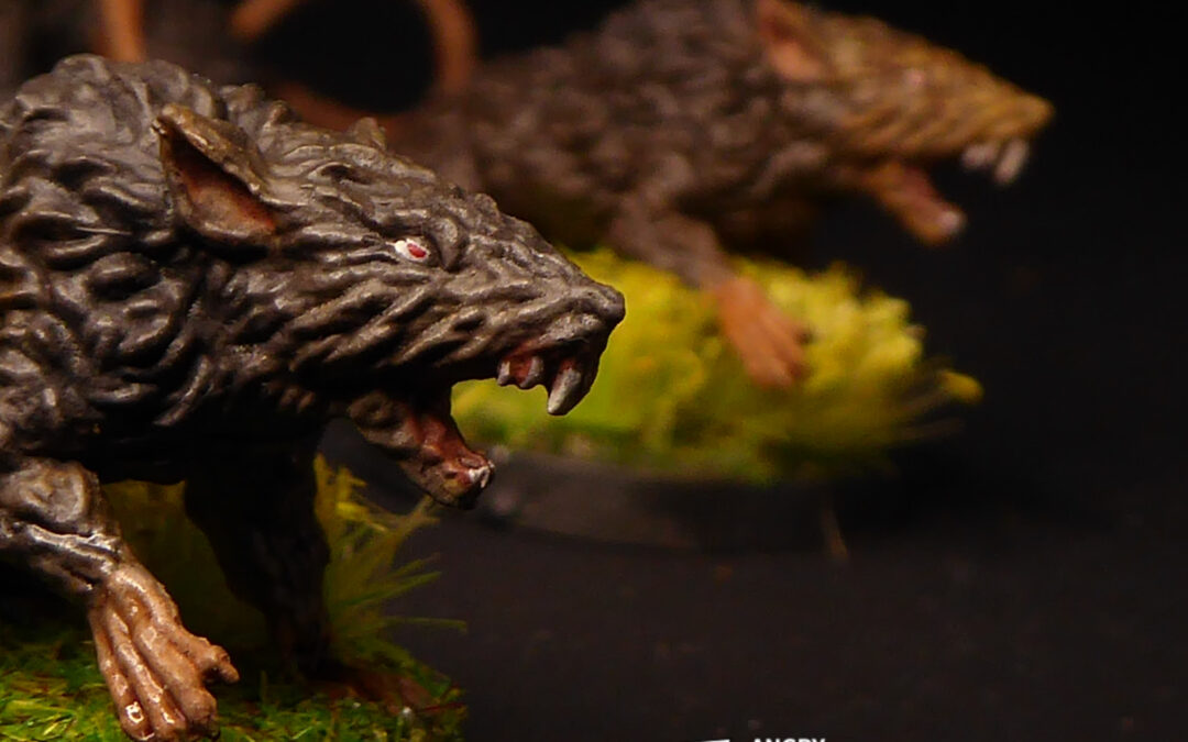 Worms and Rats – Painted Blacklist Miniatures!