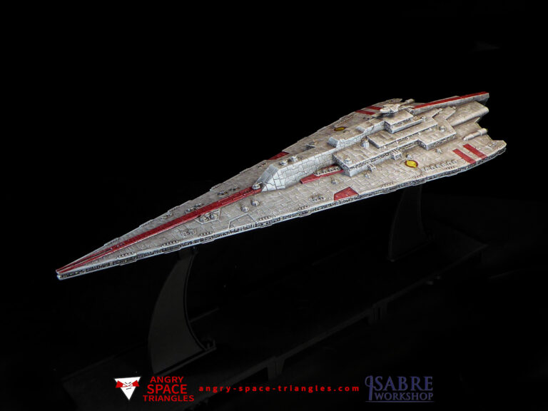 Painted Republic Mandator II for Star Wars Armada - Side F