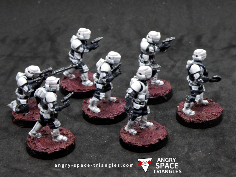 Painted Scout Troopers for Star Wars Legion