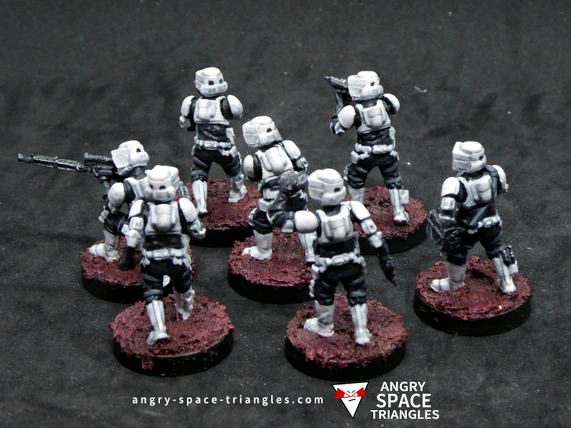 Painted Scout Troopers for Star Wars Legion