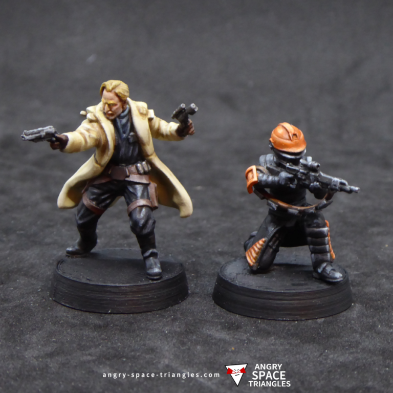 Painted Tobias Beckett and Fennec Shand for Star Wars Legion - Feature Image