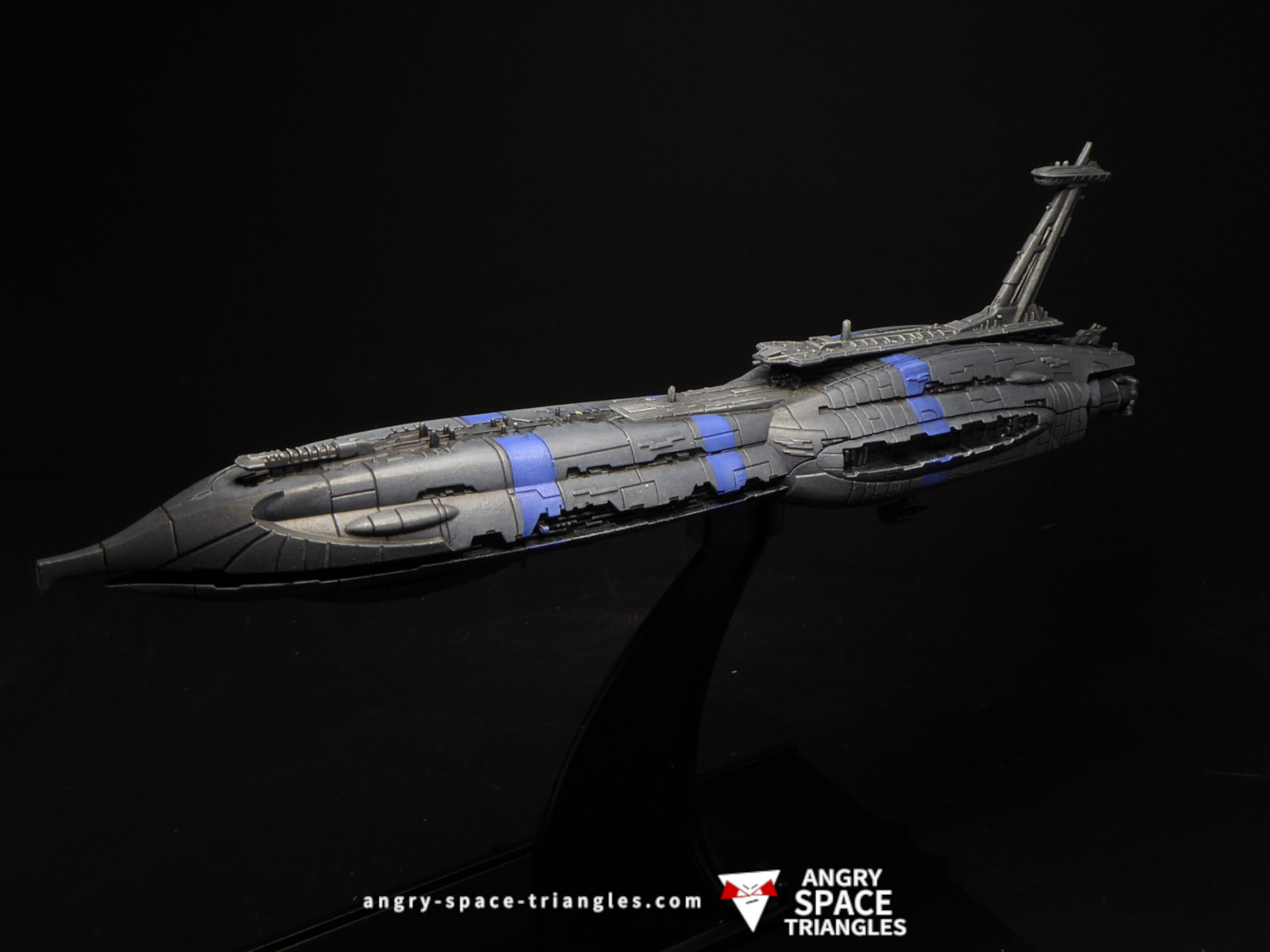 Repainted Providence-class carrier for Star Wars Armada