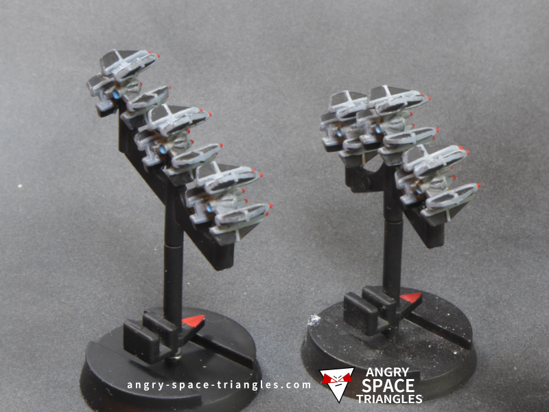 Star Wars Armada -  Painted TIE Defenders in Grey