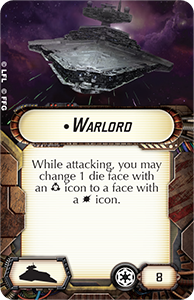 Star Wars Armada - Warlord Card