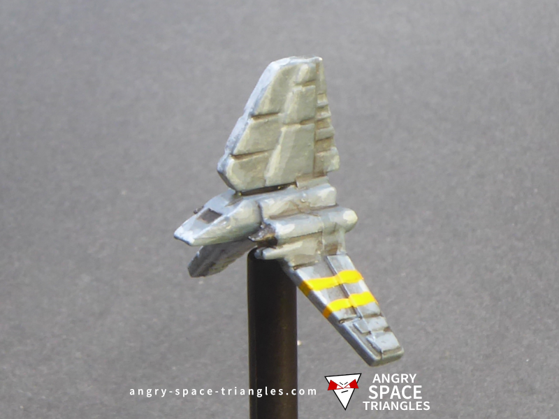 Painted Lambda Shuttles for Star Wars Armada in Grey and White