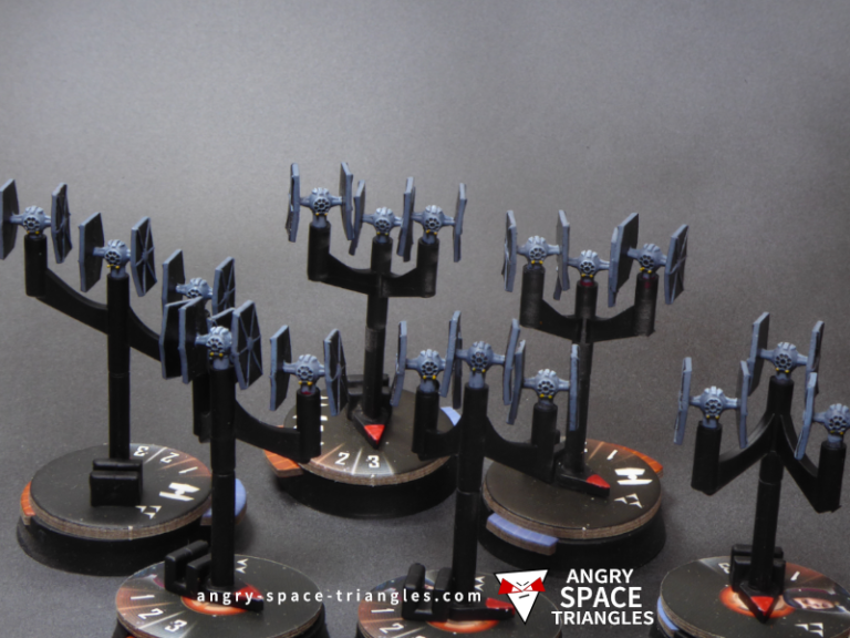 TIE Fighters - 6 Grey Blue TIE Fighters - April 2019 7