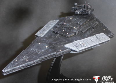 Star Wars Armada - Painted Victory Star Destroyer - Grey and Black