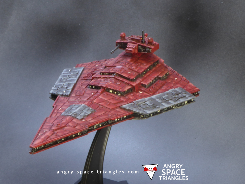 Red Victory Star Destroyer – Newly painted