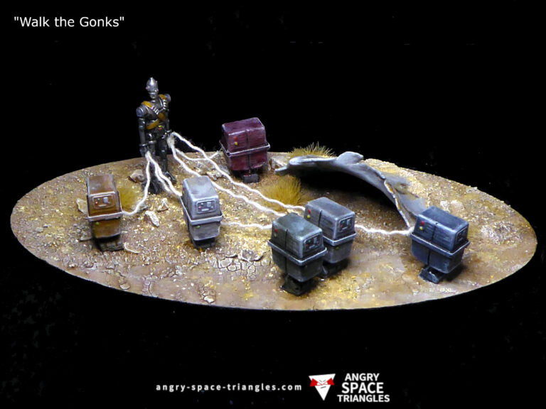 Walk the Gonks - Star Wars Diorama 8F with title
